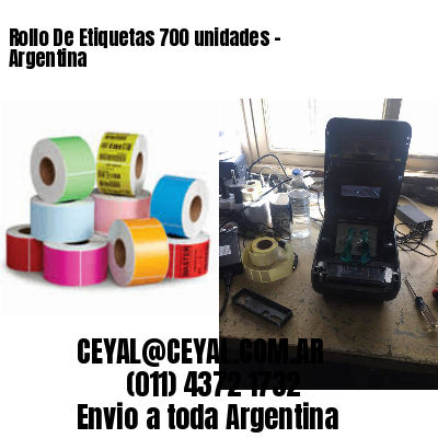 Rollo De Etiquetas 700 unidades – Argentina