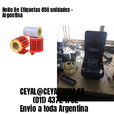 Rollo De Etiquetas 850 unidades – Argentina