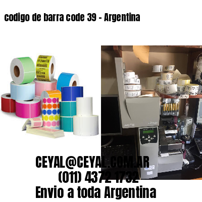 codigo de barra code 39 – Argentina