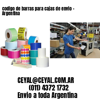 codigo de barras para cajas de envio – Argentina