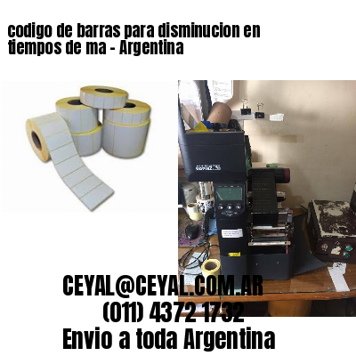 codigo de barras para disminucion en tiempos de ma – Argentina