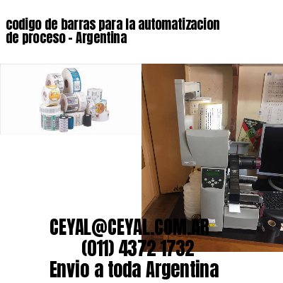 codigo de barras para la automatizacion de proceso – Argentina