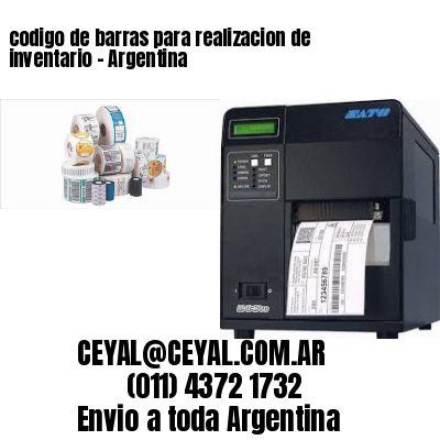 codigo de barras para realizacion de inventario – Argentina