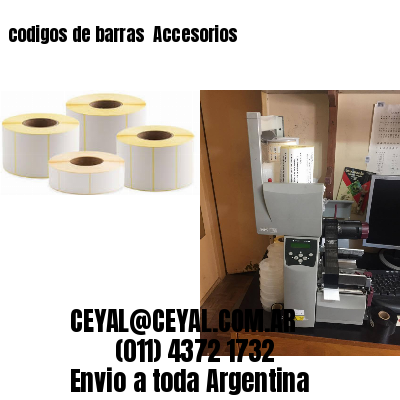 codigos de barras 	Accesorios