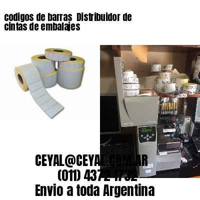 codigos de barras 	Distribuidor de cintas de embalajes