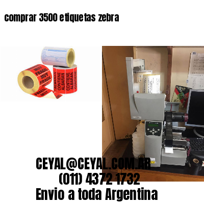 comprar 3500 etiquetas zebra