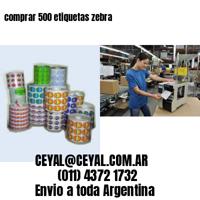 comprar 500 etiquetas zebra