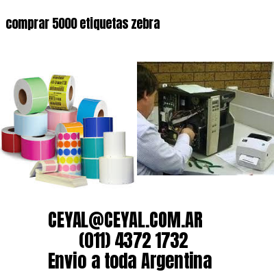 comprar 5000 etiquetas zebra