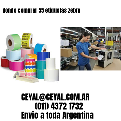 donde comprar 55 etiquetas zebra