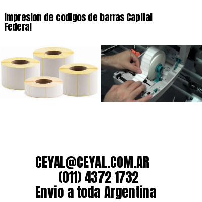 impresion de codigos de barras Capital Federal