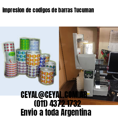 impresion de codigos de barras Tucuman