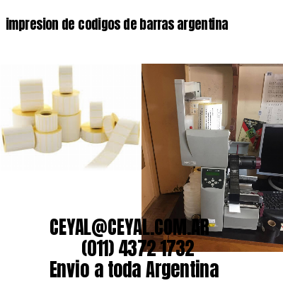 impresion de codigos de barras argentina