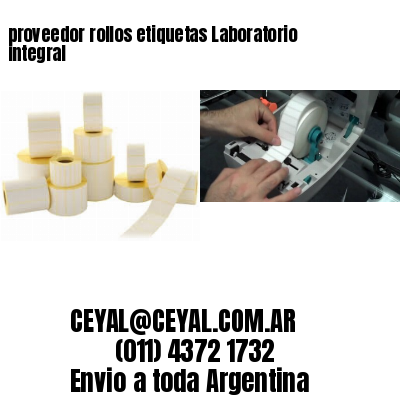 proveedor rollos etiquetas Laboratorio integral