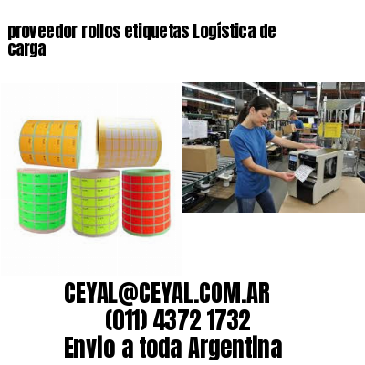 proveedor rollos etiquetas Logística de carga