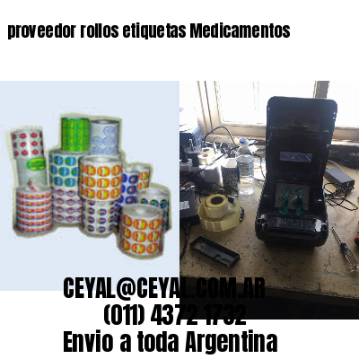 proveedor rollos etiquetas Medicamentos