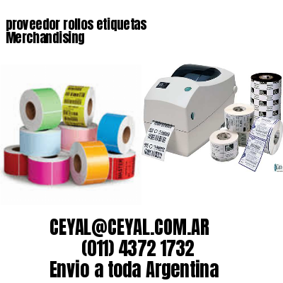 proveedor rollos etiquetas Merchandising