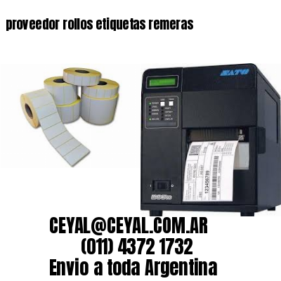 proveedor rollos etiquetas remeras