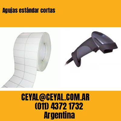 Agujas estándar cortas