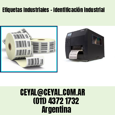 Etiquetas Industriales – Identificación industrial