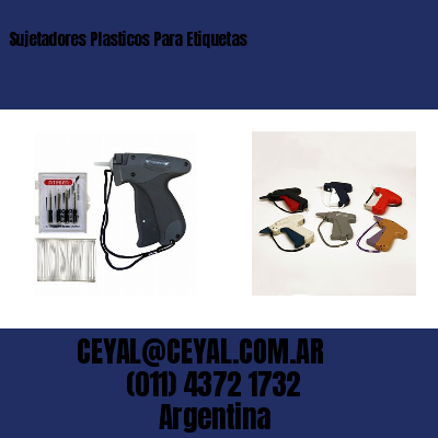 Sujetadores Plasticos Para Etiquetas