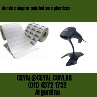 donde comprar sujetadores plasticos