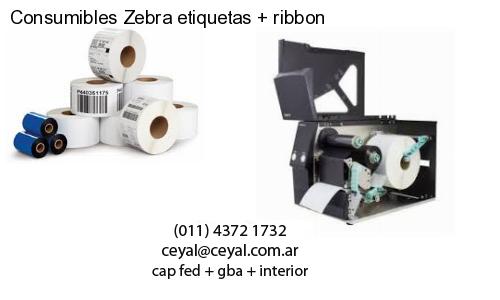 Consumibles Zebra etiquetas   ribbon