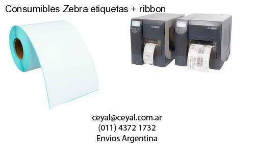 Consumibles Zebra etiquetas   ribbon