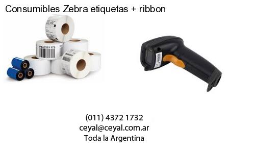 Consumibles Zebra etiquetas   ribbon