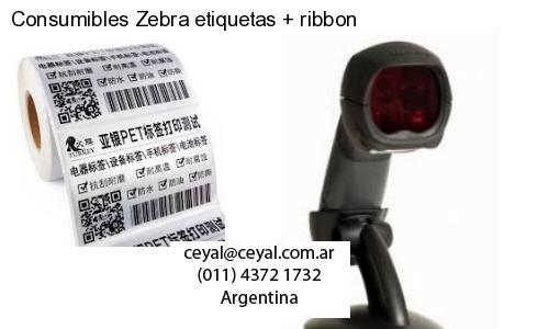 Consumibles Zebra etiquetas   ribbon