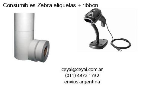 Consumibles Zebra etiquetas   ribbon