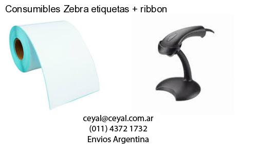 Consumibles Zebra etiquetas   ribbon