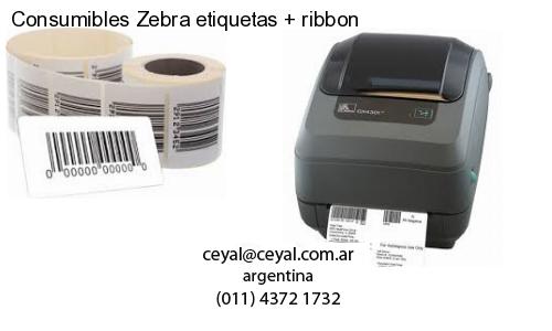 Consumibles Zebra etiquetas   ribbon