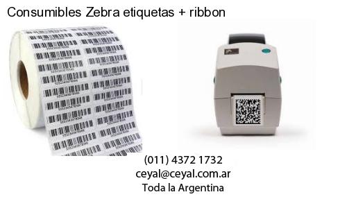 Consumibles Zebra etiquetas ribbon