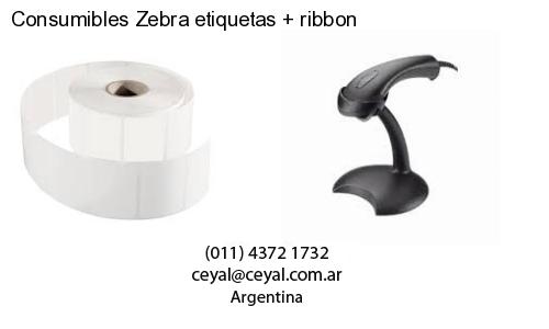 Consumibles Zebra etiquetas   ribbon