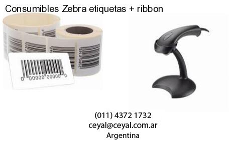 Consumibles Zebra etiquetas   ribbon