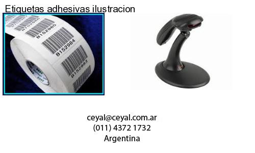 Etiquetas adhesivas ilustracion