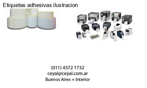 Etiquetas adhesivas ilustracion