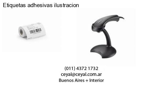 Etiquetas adhesivas ilustracion