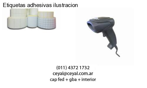 Etiquetas adhesivas ilustracion