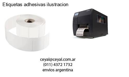 Etiquetas adhesivas ilustracion