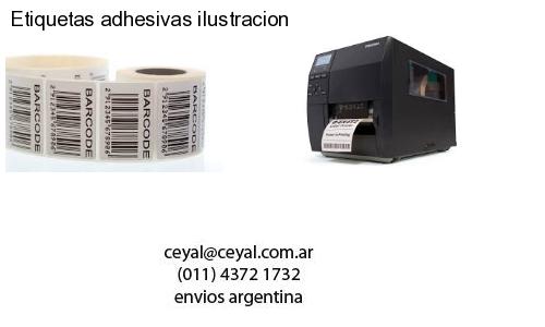 Etiquetas adhesivas ilustracion