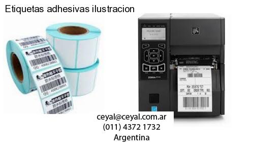 Etiquetas adhesivas ilustracion