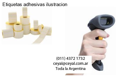 Etiquetas adhesivas ilustracion