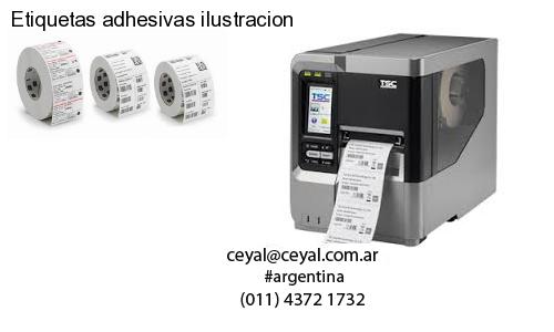 Etiquetas adhesivas ilustracion
