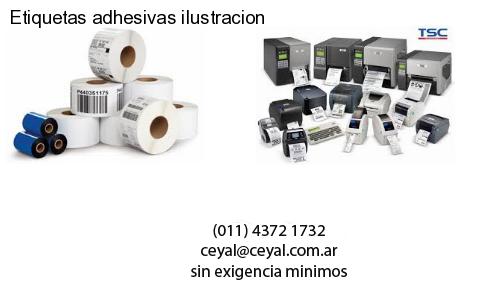 Etiquetas adhesivas ilustracion