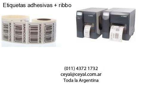 Etiquetas adhesivas   ribbo