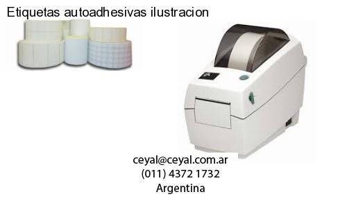 Etiquetas autoadhesivas ilustracion