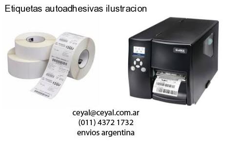 Etiquetas autoadhesivas ilustracion