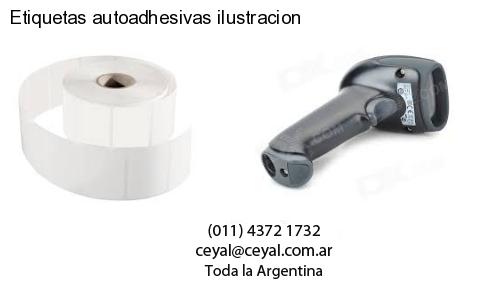 Etiquetas autoadhesivas ilustracion