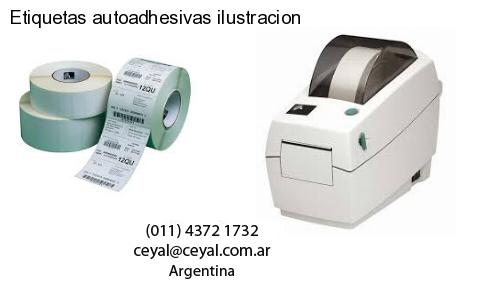 Etiquetas autoadhesivas ilustracion